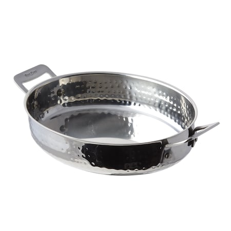 Bon Chef Cucina Oval Augratin Hmr Fnsh  9 1/2" X 7 3/8" X 2 1/4"  /  48 Oz 60019HF